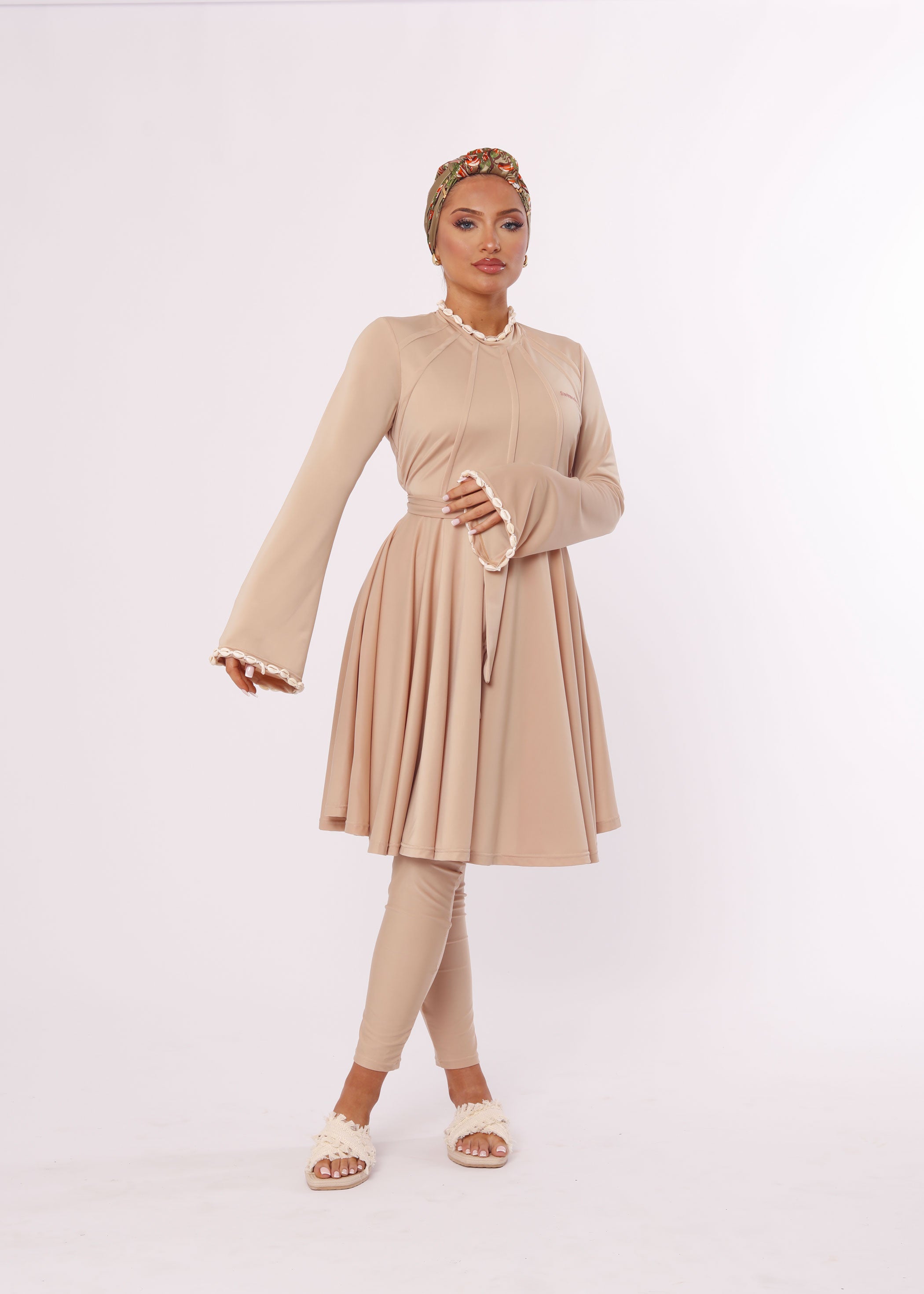 Burkini Coquillage Beige