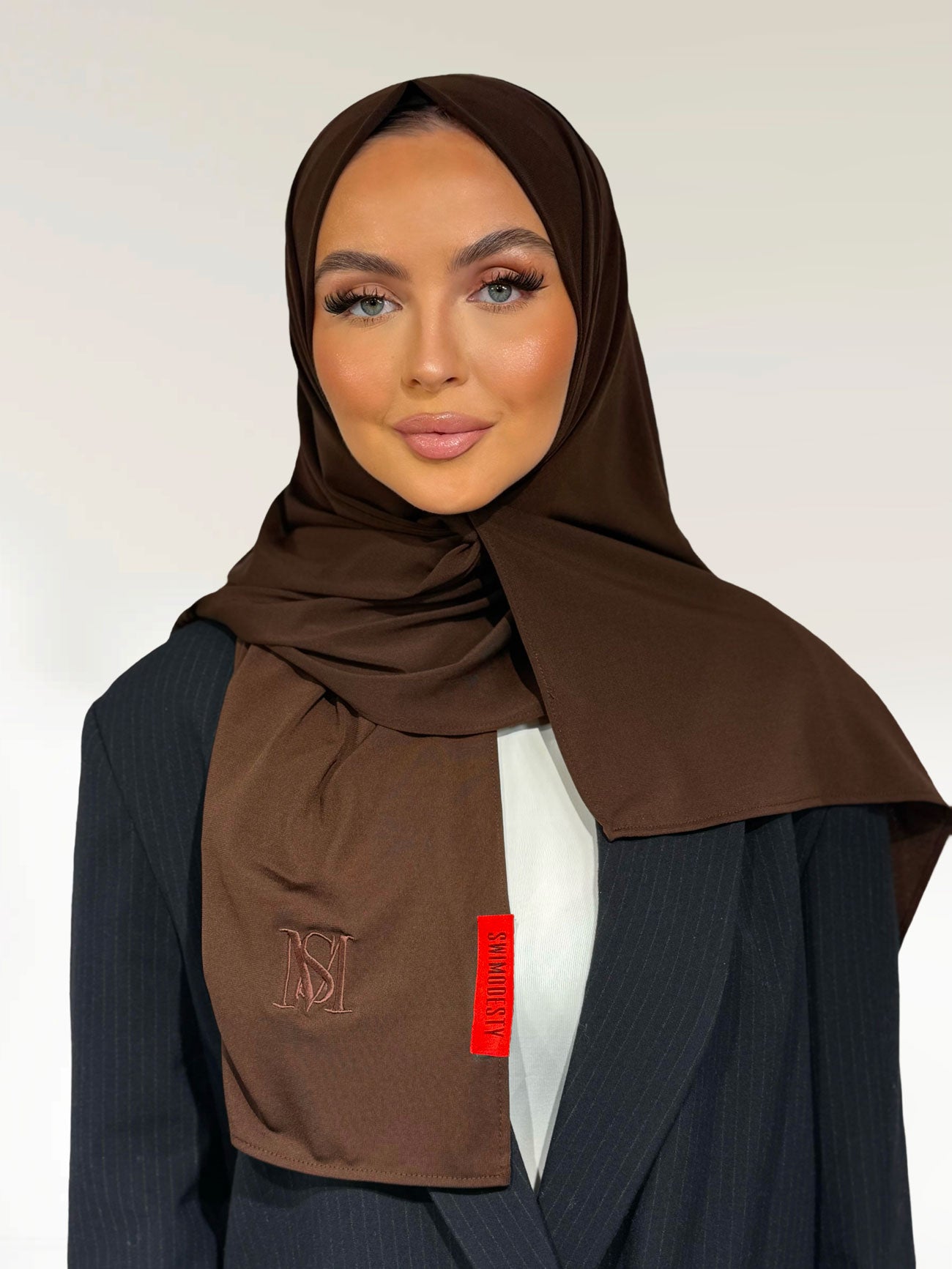 Voile en Jersey Premium Dark Brown