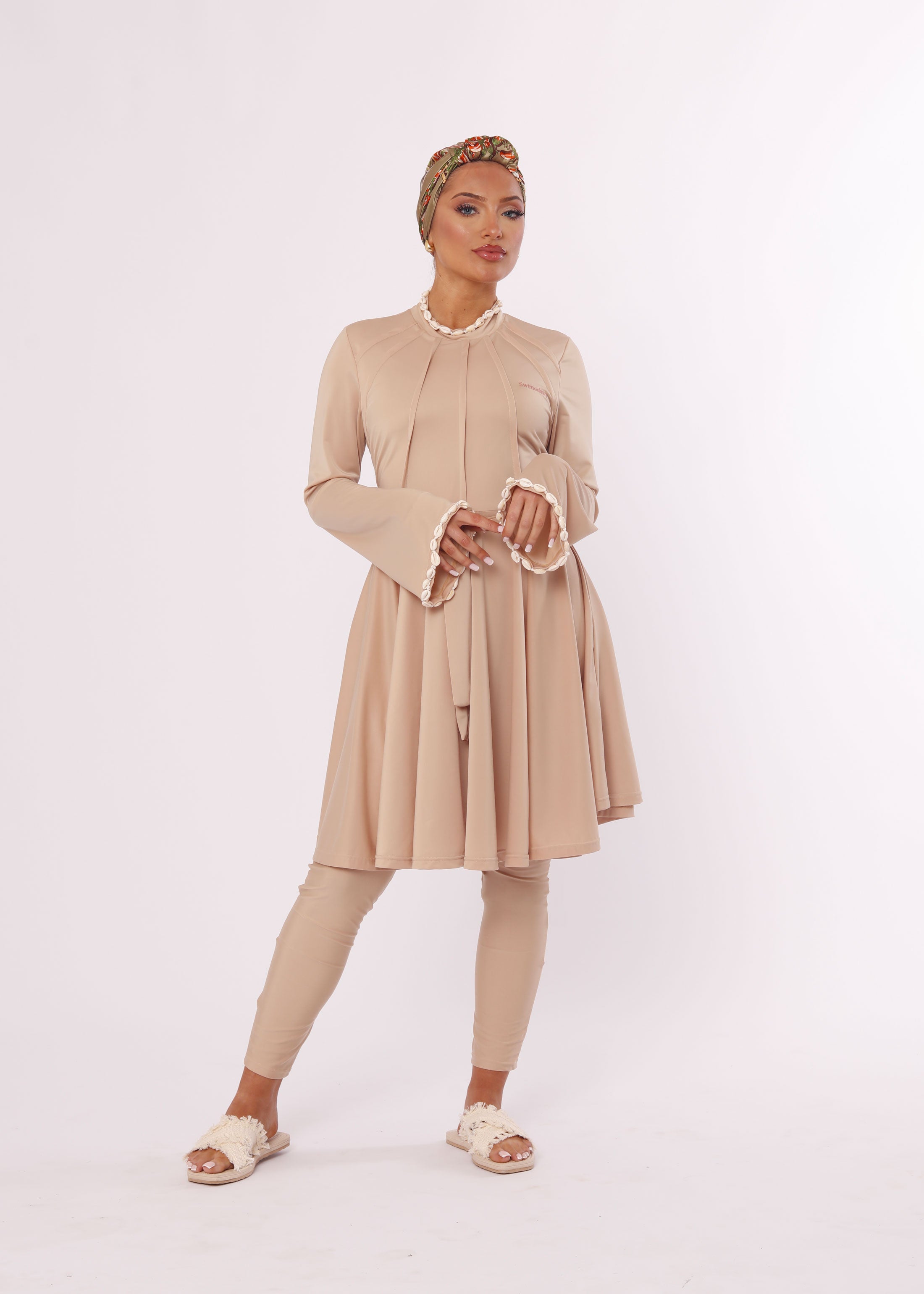 Burkini Coquillage Beige