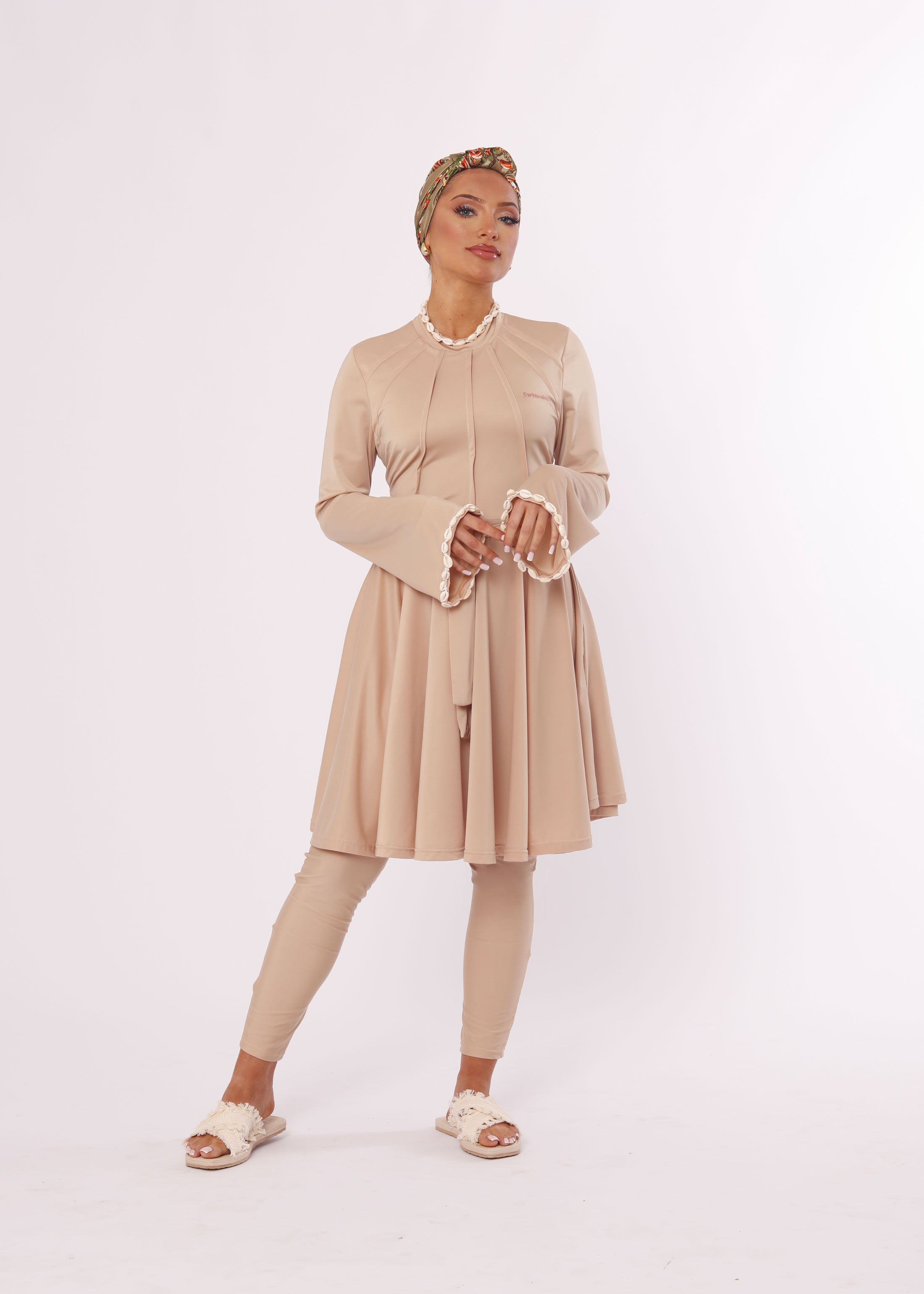 Burkini Coquillage Beige
