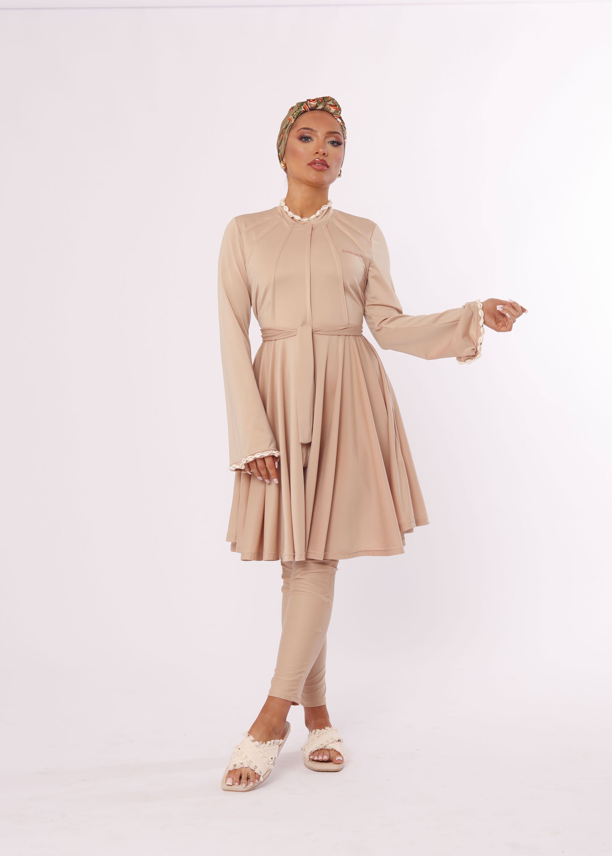 Burkini Coquillage Beige