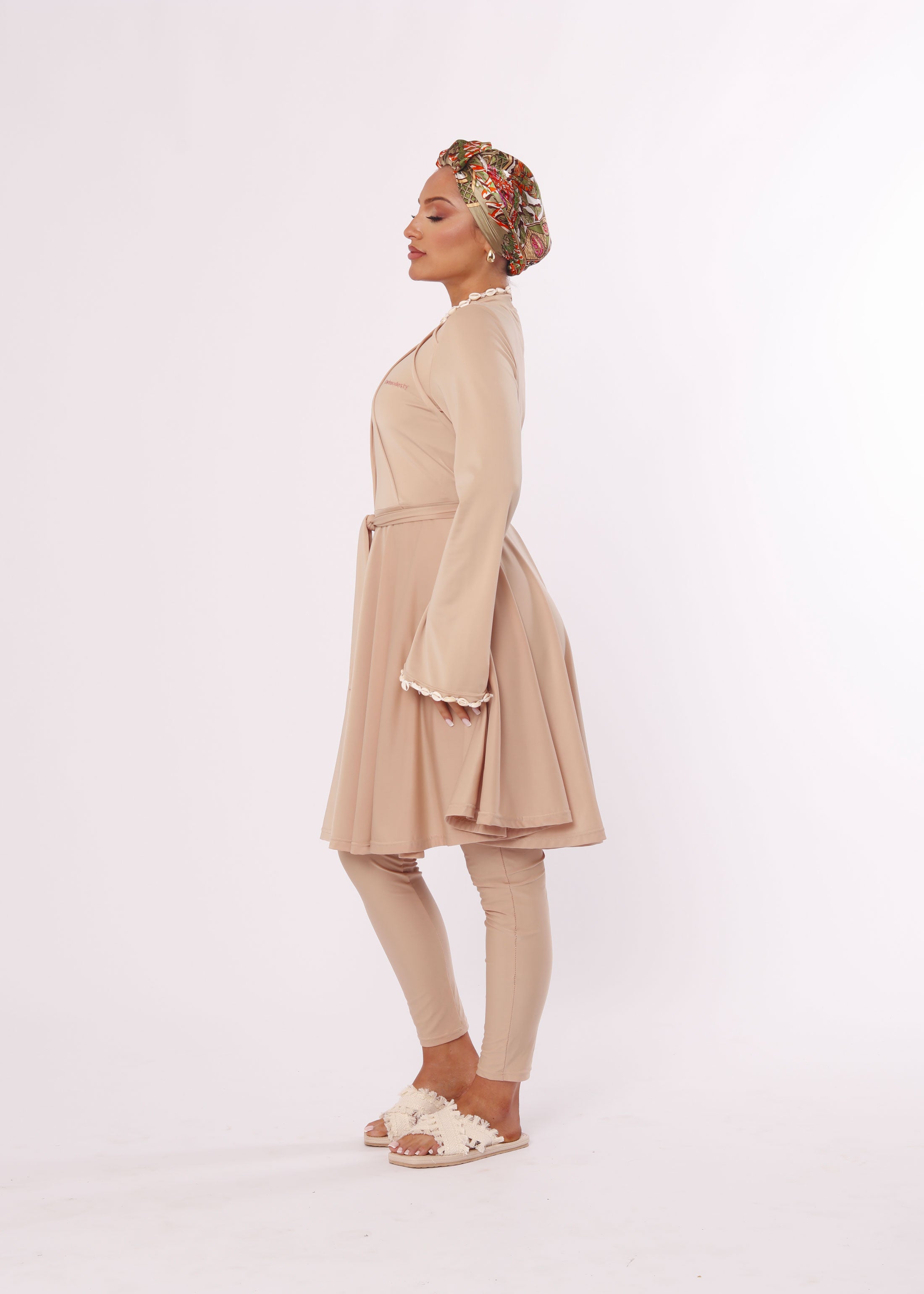 Burkini Coquillage Beige