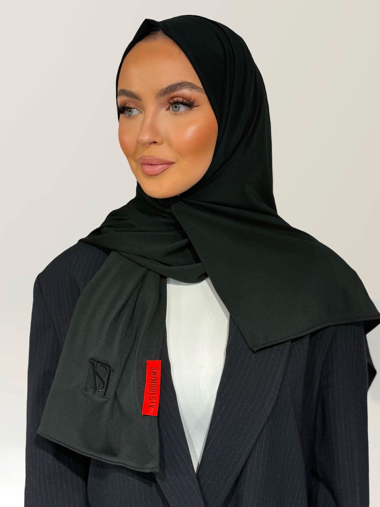 Voile en Jersey Premium Noir