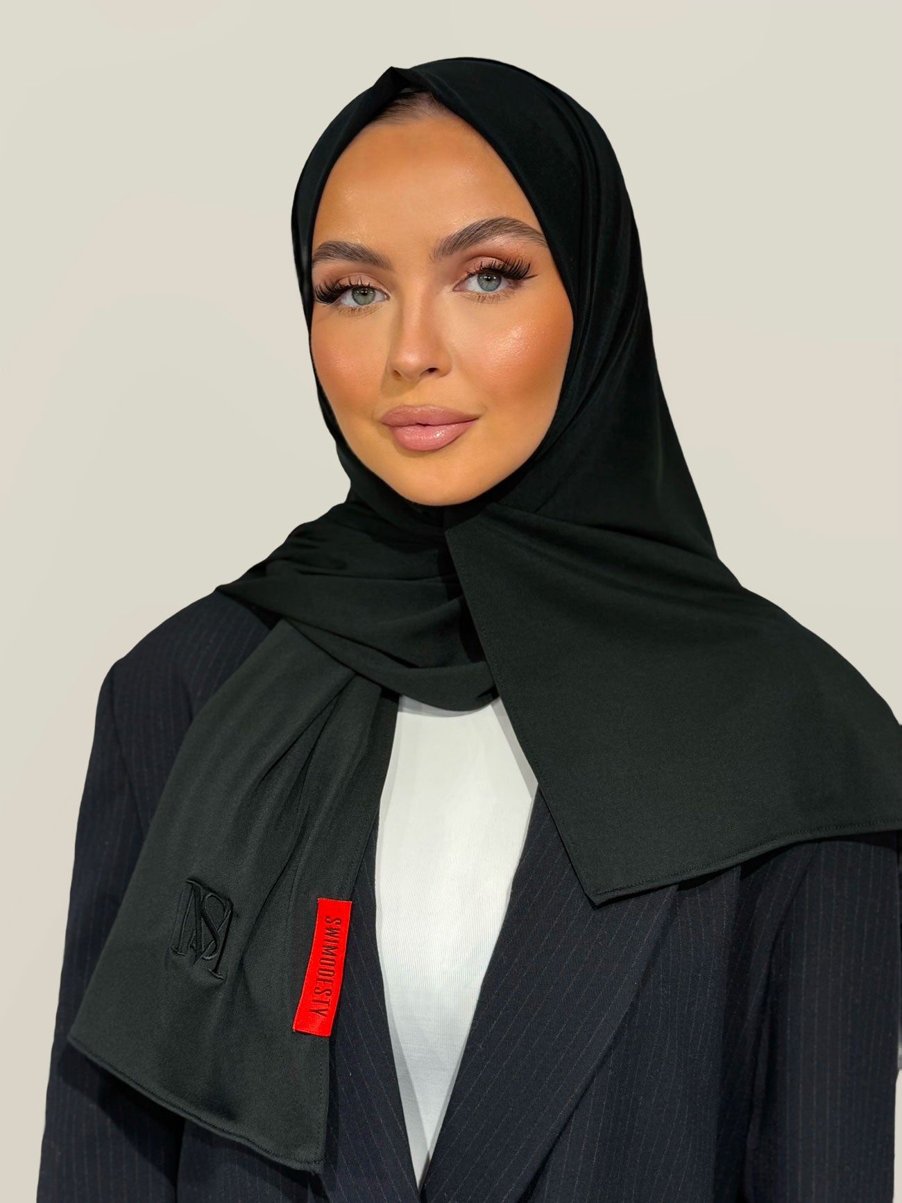 Voile en Jersey Premium Noir
