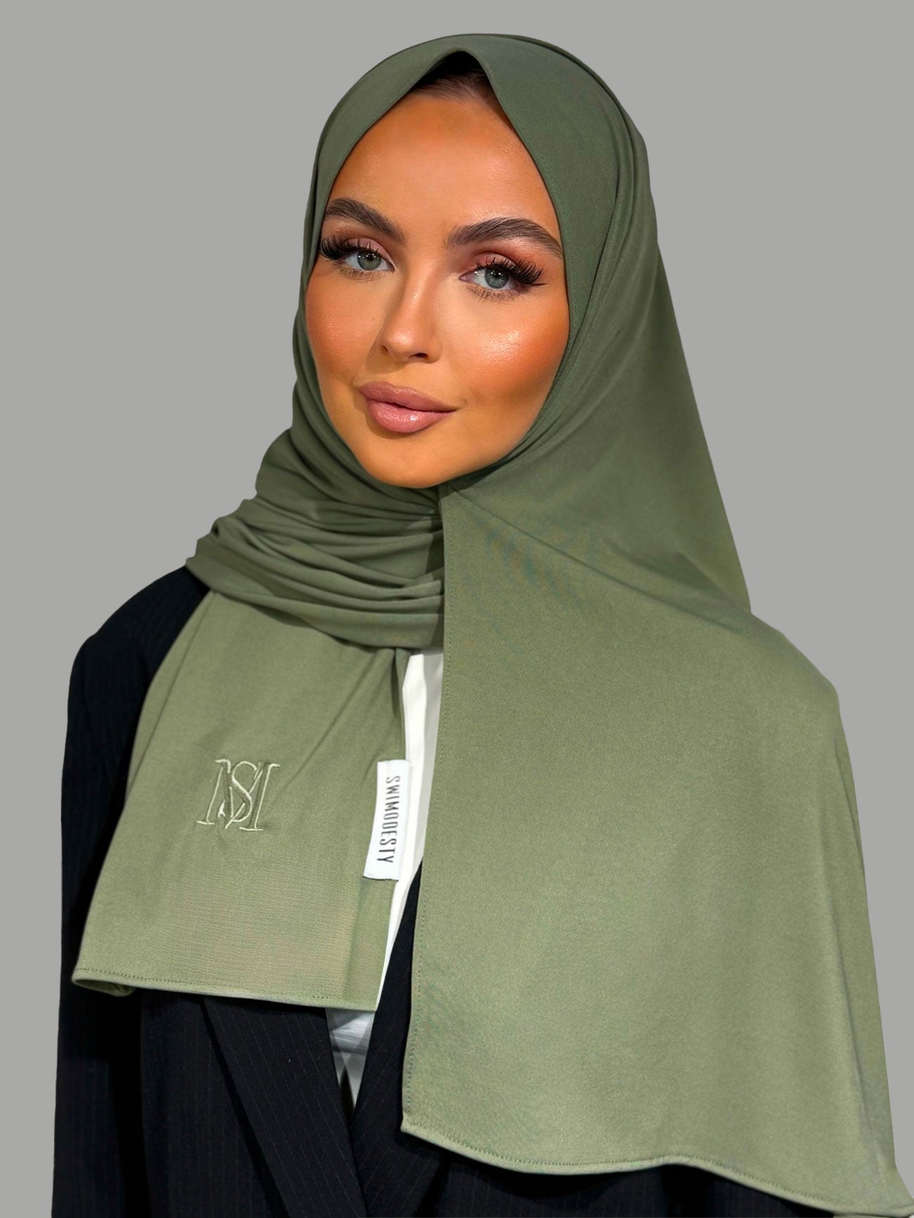 Voile en Jersey Premium Vert Sauge